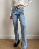 lovefery - Tala Cowgirl Split Jeans