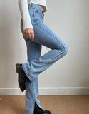 lovefery - Tala Cowgirl Split Jeans