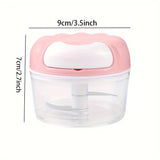 1pc Multifunctional Manual Garlic Grinder & Meat Chopper - Essential Kitchen Gadget for Easy Prep