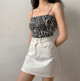 lovefery - Lookbook Denim Skirt // White ~ HANDMADE