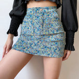 lovefery - Jessa Floral Corduroy Skirt