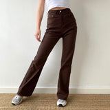 lovefery - Coffee Time Brown Trousers