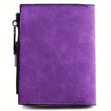 Foldable Short Wallet, Multi Card Slots Coin Purse, Trendy PU Leather Money Clip