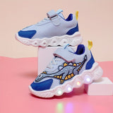 Stylish LED Light Up Chunky Sneakers - Comfy, Breathable, Non-Slip, Trendy Shoes for Active Boys - Perfect for Outdoor Play, Casual Wear, and Everyday Adventures