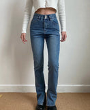 lovefery - Tala Cowgirl Split Jeans