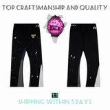 23SS Top Craft mens pants designer vintage los angeles cargo pants joggers sweatpant cargos graffiti print sweatpants pantalon splash ink jogger