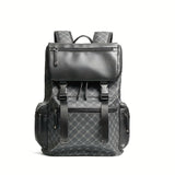 Versatile Casual Chic PU Leather Backpack: Large Capacity, Laptop Safe, Perfect for School & Daily Commute