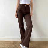 lovefery - Coffee Time Brown Trousers