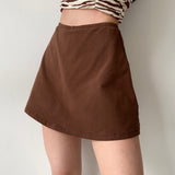 lovefery - Timeless Retro Brown Skirt ~ HANDMADE