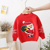 Cozy Kids' Christmas Knit Pullover Sweater - Soft, Warm, and Festive Holiday Wear for Boys and Girls - Children's Knitwear for Winter Season