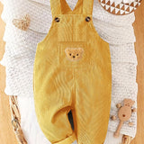 Baby Boy's Overalls Cotton Blend Non-Stretch Solid Color Casual For Spring/Fall