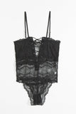 lovefery Hollow Out Lace Bodysuit & Lingerie