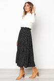 Elastic High Waist Side Pockets Skirt