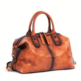 Luxury Genuine Leather Dumpling Handbag - Spacious & Stylish - Timeless Vintage Casual Design - Comfortable Top-handle & Shoulder Bag for Fashion Women - Durable, High-Quality Craftsmanship