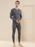 Men's Slim Fit Fleece Thermal Underwear Set: Warm, Stretchy & Durable – Ultimate Comfort for Winter Sports and Casual Weekend