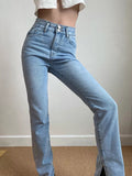 lovefery - Tala Cowgirl Split Jeans