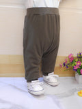 Toddler Boys Girls Cotton Pants, Spring/Autumn, Baby Outdoor Wear, Casual Harem Style, Comfort Fit