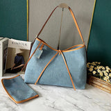 New Vintage denim Designer tote bag Blue Jean purses Large Shoulder Bags Clutch Womens Crossbody High quality Denim Beach handbag Jeans backpack