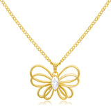 ZYBT Women's Butterfly Necklace Various Styles Party Outing Matching Holiday Gift