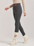 Winter Essential: Cozy Fleece-Lined High-Waisted Leggings - Perfect for Women's Active Lifestyle