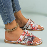 lovefery - Pink Casual Patchwork Round Comfortable Shoes