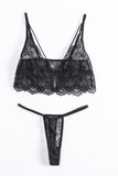 lovefery Lace Halter Sexy Lingerie Set