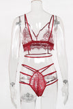 lovefery Lace See Through Eyelash Lingerie Sets