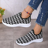 lovefery - Red Casual Patchwork Round Comfortable Shoes