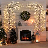 Willow Vine Lights Room Decor | 5.9FT 96 Warm White LED Lighted Twig Vine Garland For Indoor Walls Bedroom Décor (1PCS)