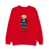 Women Sweaters Cartoon Rl Bear Women Winter Clothing Fashion Long Sleeve Knitted Pullover Cotton Wool Cotton Soft KOQ6