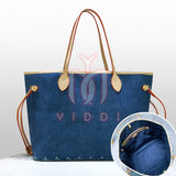 New Vintage denim Designer tote bag Blue Jean purses Large Shoulder Bags Clutch Womens Crossbody High quality Denim Beach handbag Jeans backpack