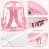 1pc Transparent Fashion Backpack - Breathable Mesh Pouch, Large Spacious Design, Sleek & Casual Style - Perfect for School, Work or Travel