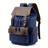 1pc Retro Canvas Backpack - Stylish & Durable for Everyday Use - Simple, Fashionable, Casual Design - Unisex, Spacious Compartments