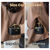 Two Size Options Small Square Chain Mini Bags - Zipper Closure, Adjustable Shoulder Strap, Elegant Solid Color PU Material with Polyester Lining -  New Fashion Crossbody Tote for Women Spring Summer