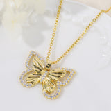 ZYBT Women's Butterfly Necklace Various Styles Party Outing Matching Holiday Gift