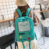 Anime Cartoon 3D Daypack | Durable Nylon Adventure Backpack with Adjustable Fit & Utility Pocket