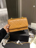 New style Designers CC Top Shoulder Quality Women Caviar Lambskin Leather Clutch Quilted Chain Cross Body Bag Totes Woc Diamond Lattice Messenger Bags Pu