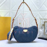 New Vintage denim Designer tote bag Blue Jean purses Large Shoulder Bags Clutch Womens Crossbody High quality Denim Beach handbag Jeans backpack