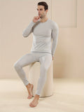 Men's Slim Fit Fleece Thermal Underwear Set: Warm, Stretchy & Durable – Ultimate Comfort for Winter Sports and Casual Weekend