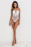 lovefery Hollow Out Lace Bodysuit & Lingerie