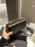 New style Designers CC Top Shoulder Quality Women Caviar Lambskin Leather Clutch Quilted Chain Cross Body Bag Totes Woc Diamond Lattice Messenger Bags Pu