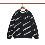 Mens Womens Designers BA Sweaters Pullover Men Hoodie Long Sleeve Sweater Sweatshirt Embroidery Knitwear Man Clothing Winter Clothes #ch33