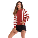 LOVEFERY ,  and Hot Trade popular New Autumn Lazy Wind Sweater Pullover Knitted Sweater Women's Top Long Sleeve