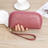 Fashion Large Capacity Dome Wallet, Zipper Around Coin Purse, Women's Casual Clutch Case & Wristlet