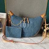 New Vintage denim Designer tote bag Blue Jean purses Large Shoulder Bags Clutch Womens Crossbody High quality Denim Beach handbag Jeans backpack