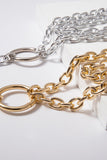 lovefery Hip Hop Rock Circle Long Chain Necklace