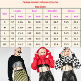 Women's Hoodies Sweatshirts Retro Women Hoodies Sexy Gothic Punk Chain Crop Top Hooded Pullover Hoody Jumper Cosplay Tops Plus Size Casual Sweatshirts 230826