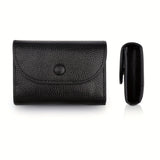 Minimalist Flap Coin Purse, Fashion PU Leather Mini Wallet, Snap Button Credit Card Holder Bag Trendy Unisex Bag for Daily Use