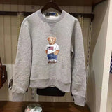 Women Sweaters Cartoon Rl Bear Women Winter Clothing Fashion Long Sleeve Knitted Pullover Cotton Wool Cotton Soft KOQ6