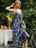 Temperament-shaped big skirt long dress